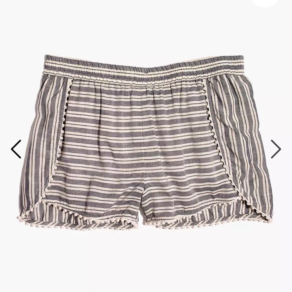 Madewell Oahu Cover Up Shorts in Stripe